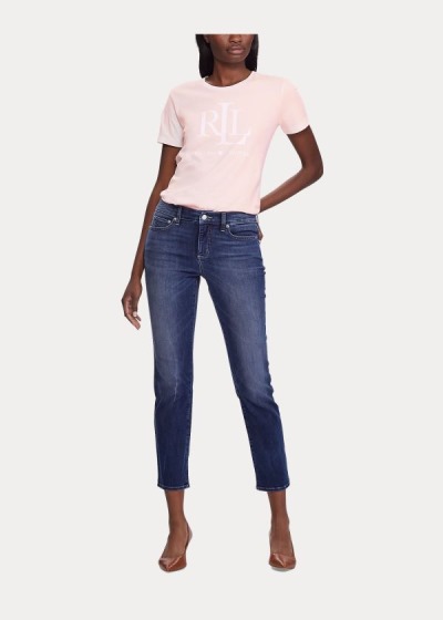 Playeras Ralph Lauren Mujer Rosas - Pink Pony LRL Jersey - AIOXE5872